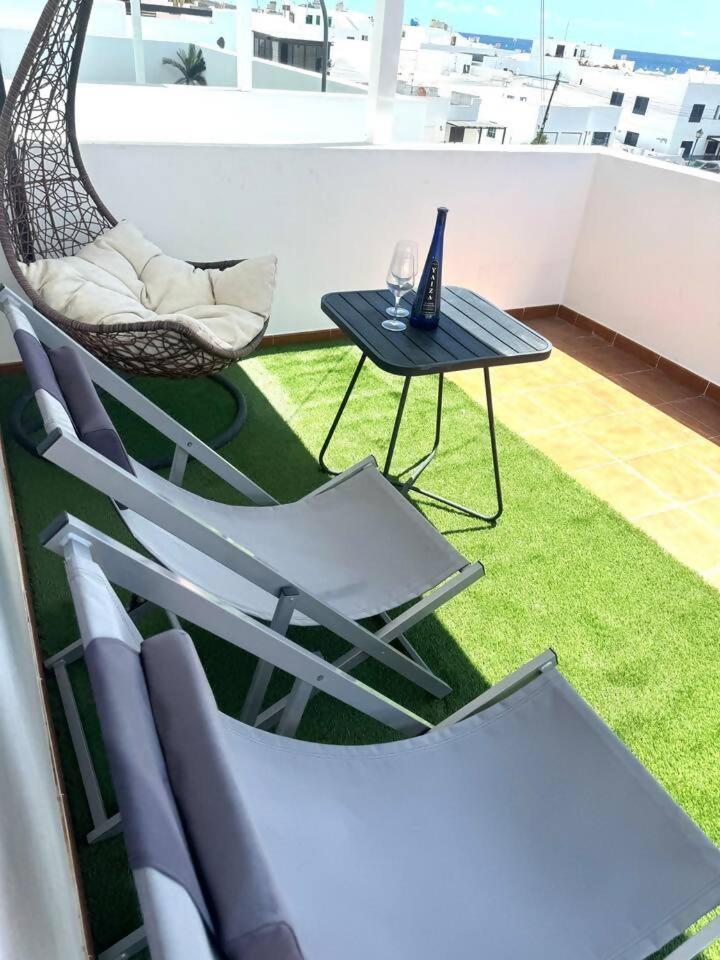 Gran Terraza 1 Minuto De Las Piscinas Naturales Punta Mujeres Eksteriør billede